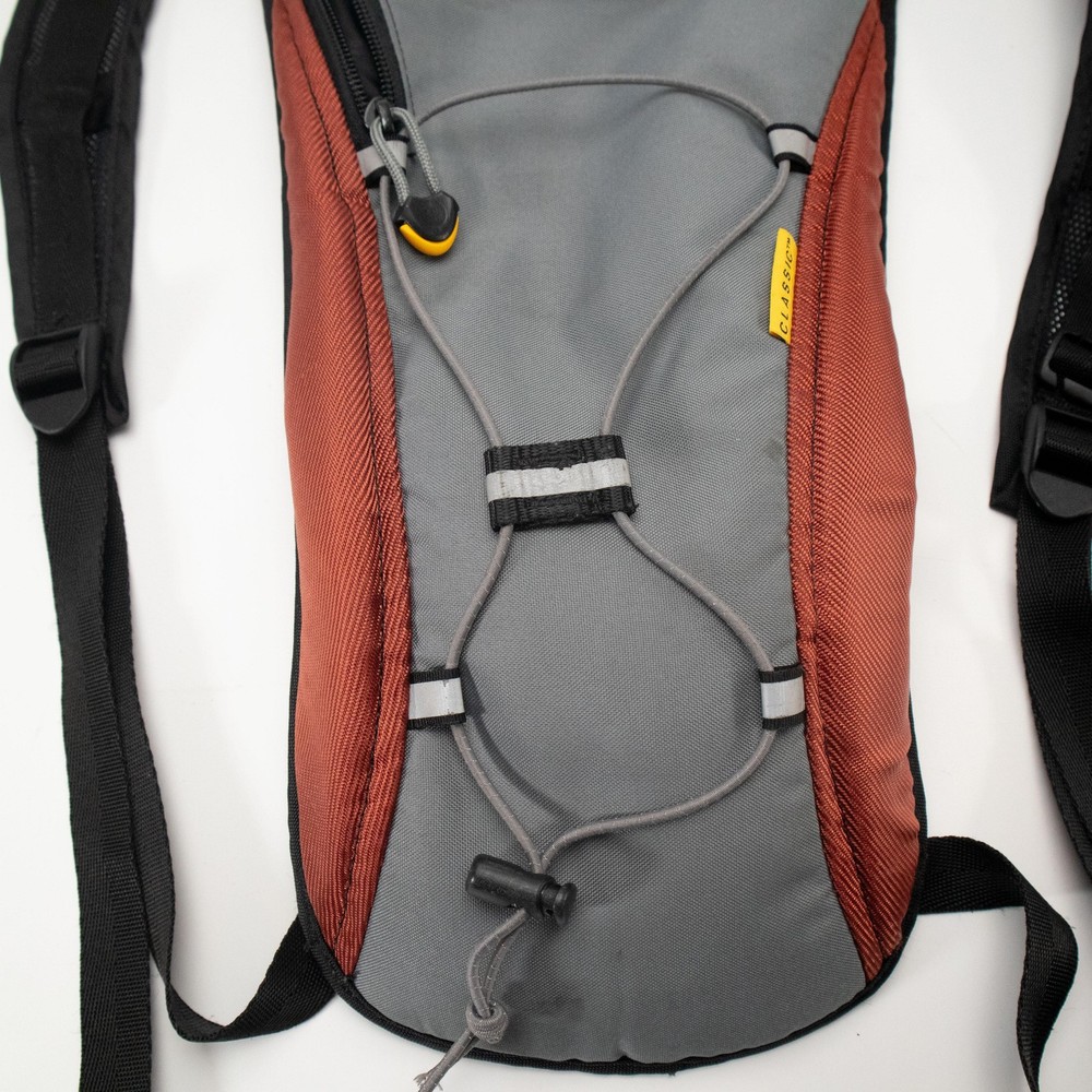 CamelBak Classic Hydration Backpack Gray Rust Hiking Outdoor Pack No Bladder
