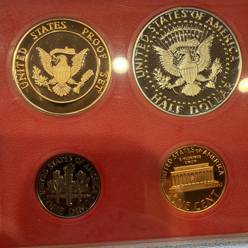 1982-S Clad U.S. Mint Proof Set 5 Coins In Original Packaging