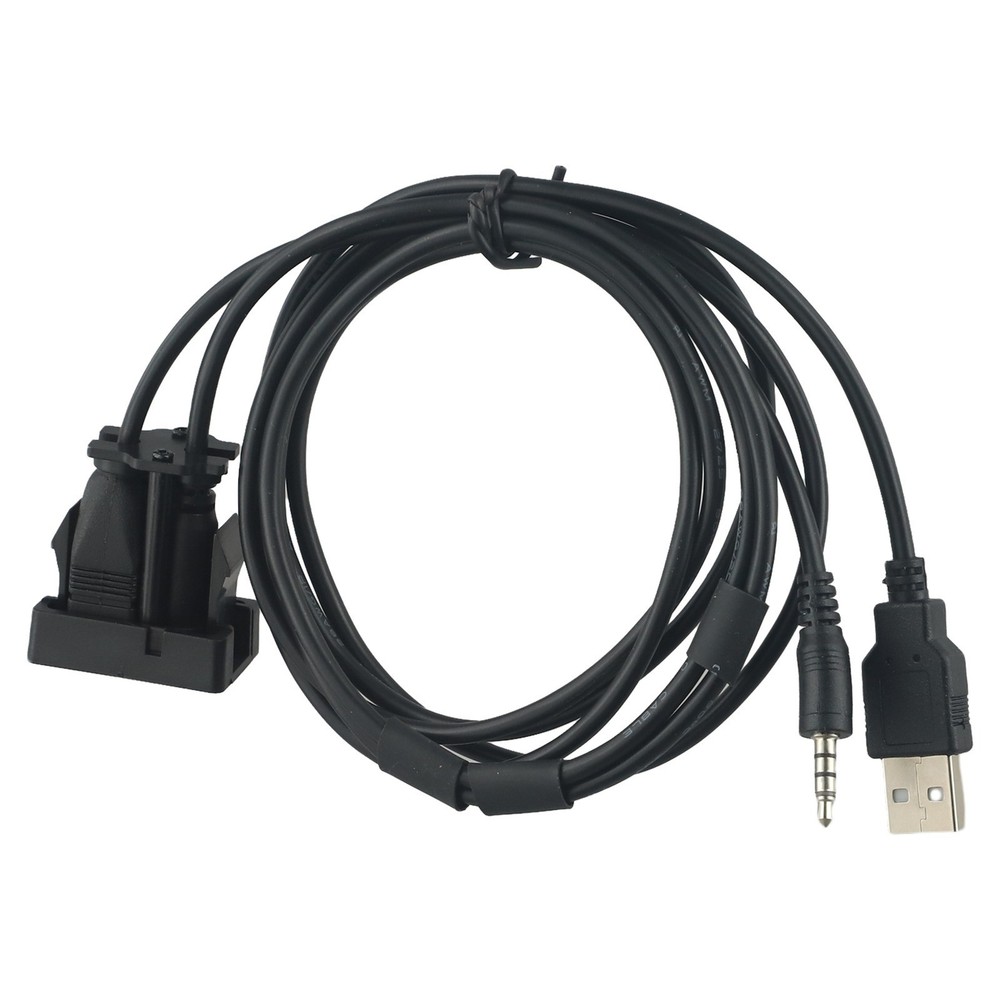 Wear Resistant Car USB AUX Panel Mount with High Speed Data Transmission