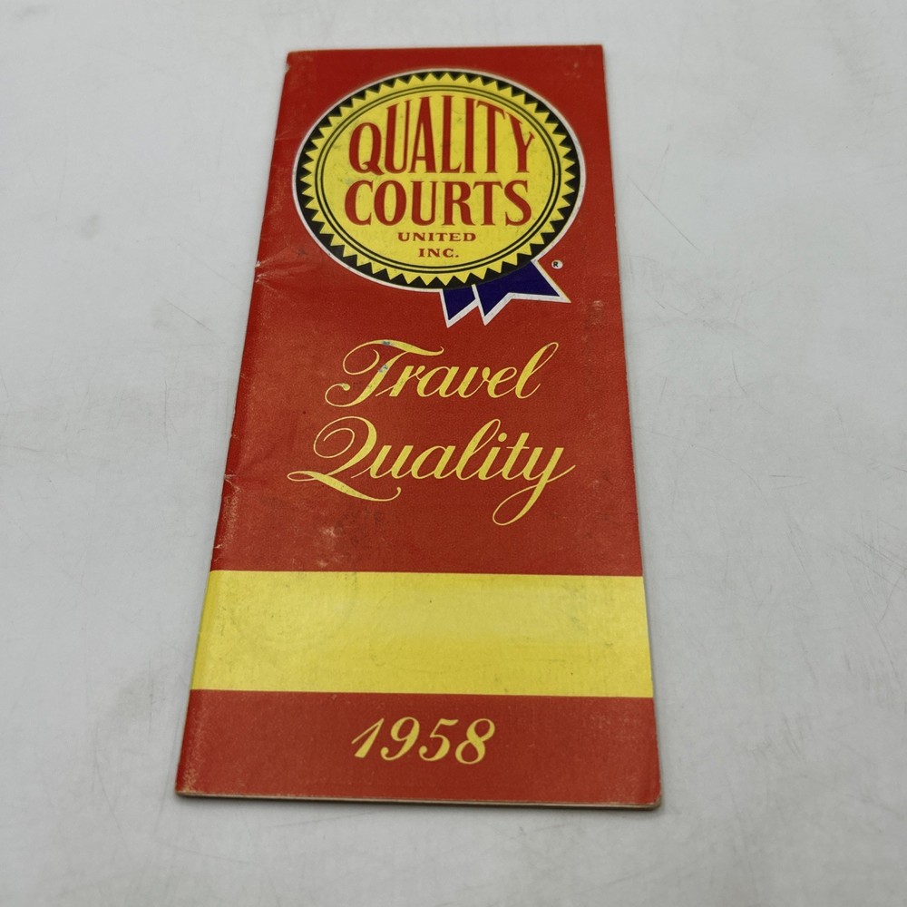 Vintage 1958 Quality Courts Directory