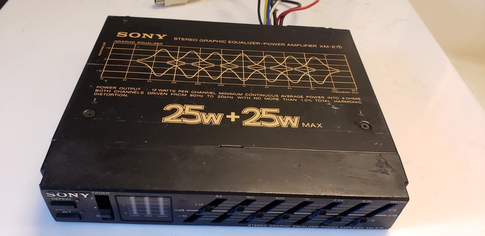 Sony XM-E70 Old school made in Japan