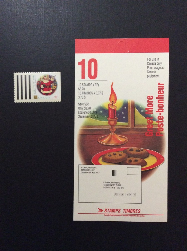 BroadviewStamps Canada #1445 single & #BK149 MNH VF