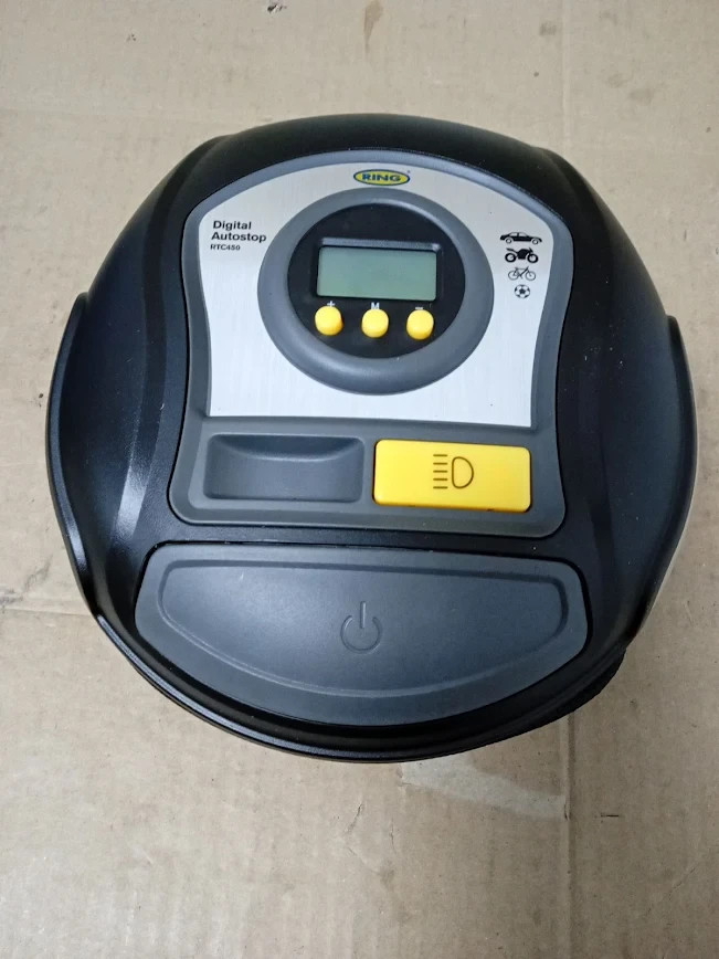 Ring Tyreinflate 450 Digital Tyre Inflator Air Compressor Auto Stop Function