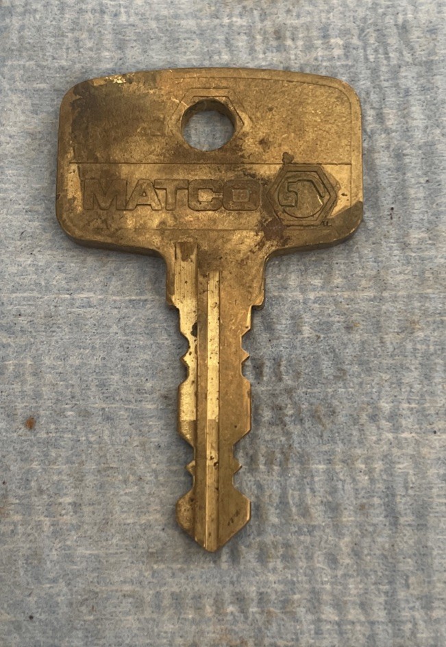 Matco Tool Box Key 1072