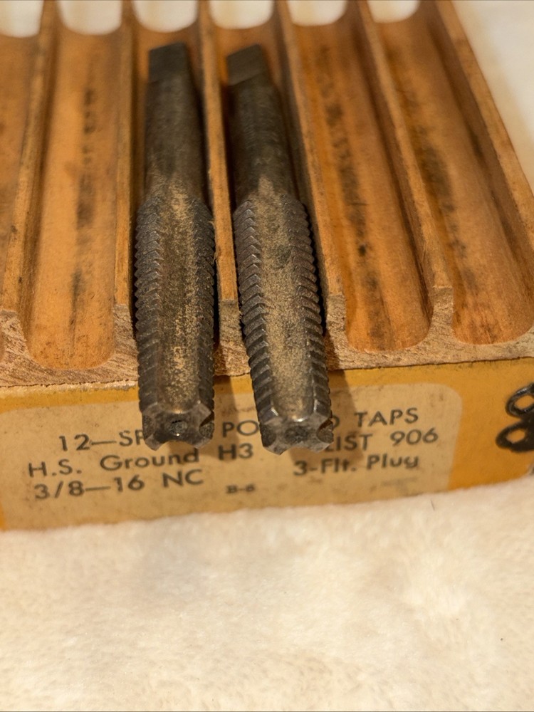 Vintage Spiral Pointed Taps Standard Tool Co