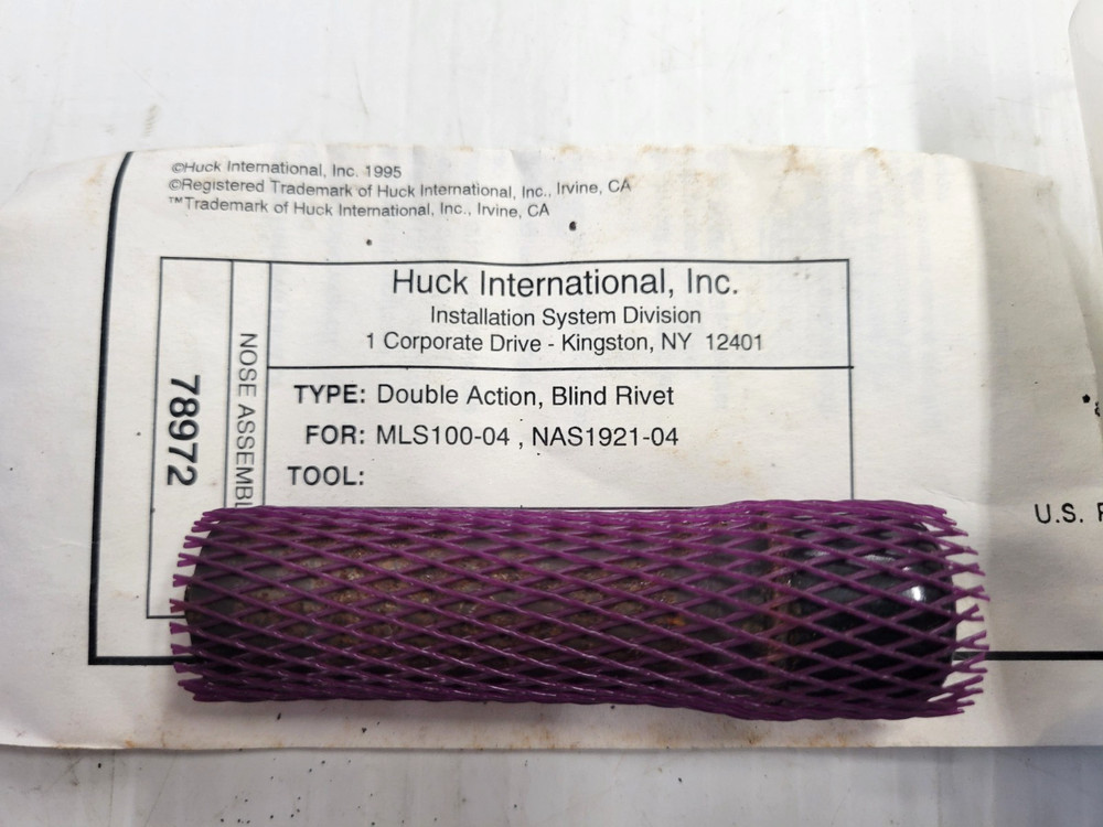 NEW HUCK 78972 Double Action Pulling Head