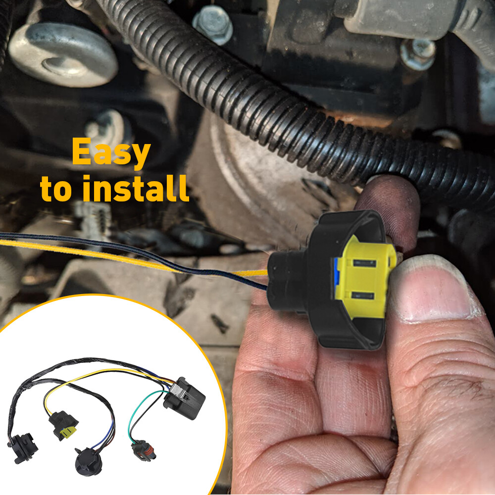 Fits 2007-2014 Chevy Silverado 1500 Socket Headlight Harness Wire Plug Connector