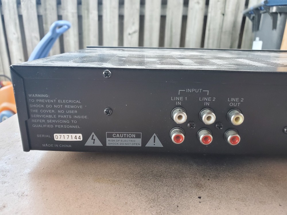 AudioSource AMP 100 2-Channel Stereo Power Amplifier Tested Working