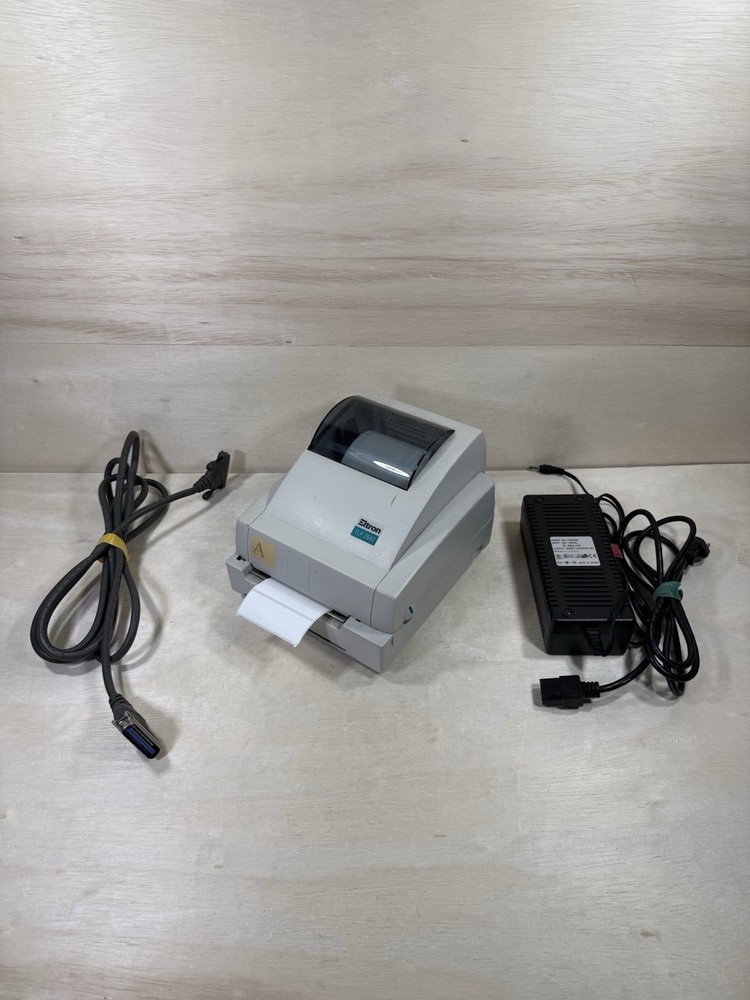 Eltron TLP-2642 Direct Transfer Thermal Printer With Paper A/C Adapter & DB25