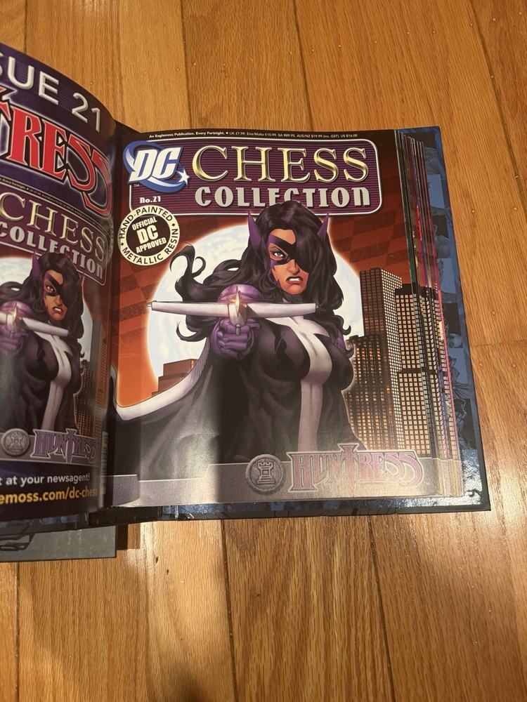 Eaglemoss DC Batman Chess Set Board Magazines Collection Near Complete.