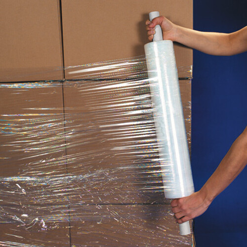 UOFFICE Stretch Wrap - 20" x 1000' x 80G, 4 Rls/Cs Pipe Wrap