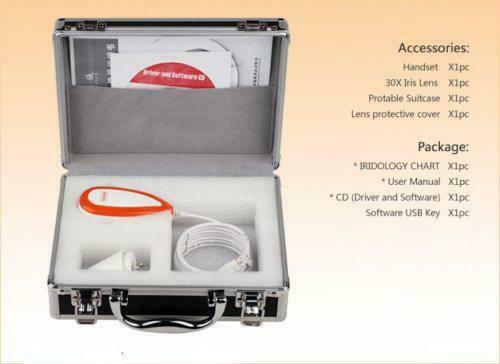 NEW 5.0 MP USB Iriscope Iris Analyzer Iridology camera + pro Iris Software Best