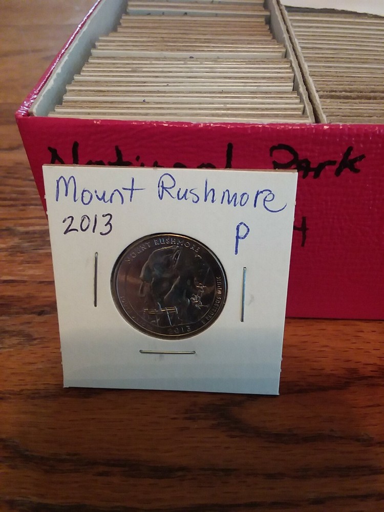 National Park Quarter Mount Rushmore 2013 Philadelphia Mint Uncirculated