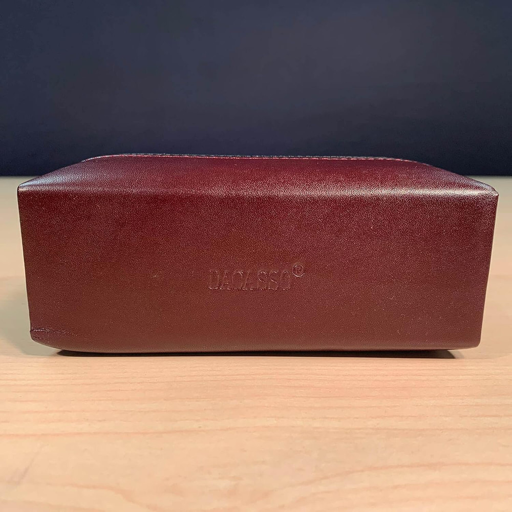 Burgundy Leather Letter Holder