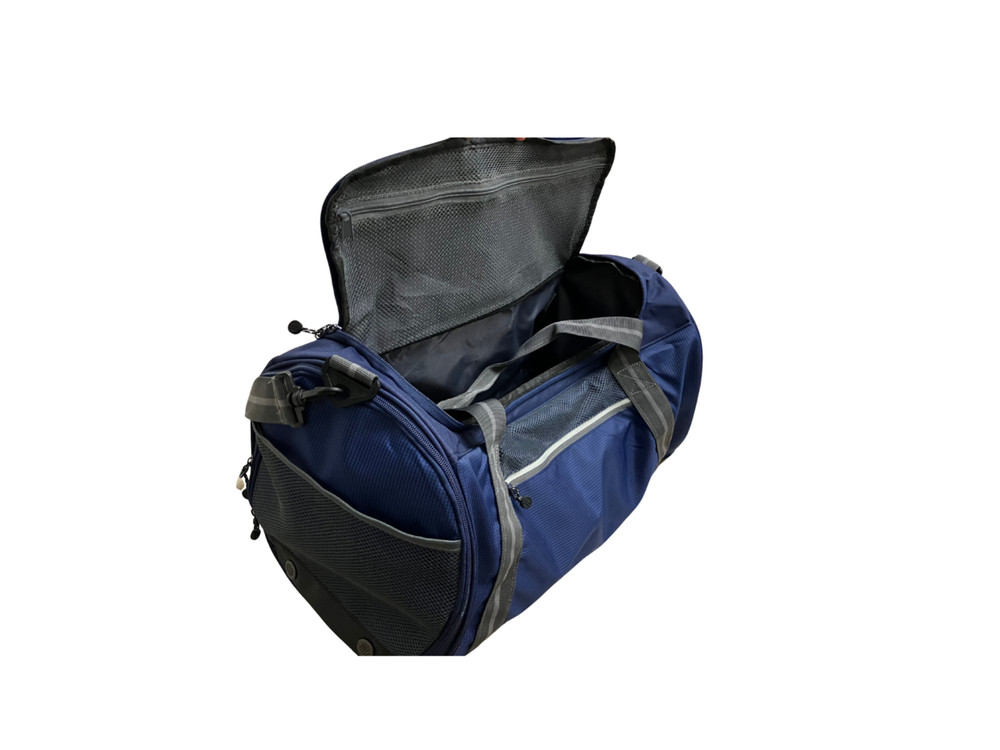 Athletic duffle bag - blue