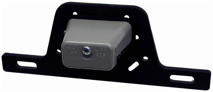 Peterson License Plate Light | clear with poly bracket M436B-P