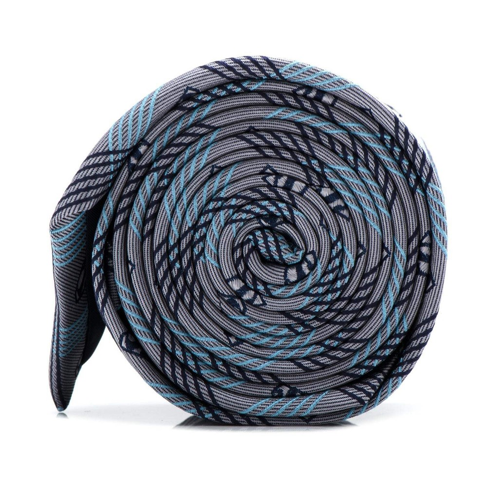 DC Superman Gray Plaid Tie