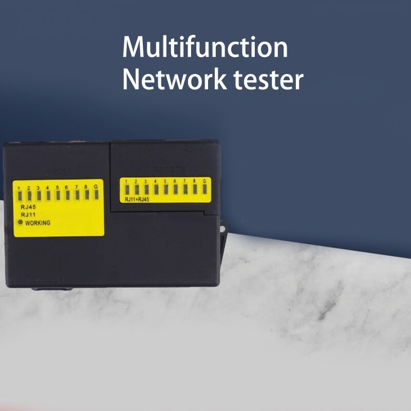 Mini Cable Tester LAN Cable Test Tools Networking Tool RJ45 RJ11