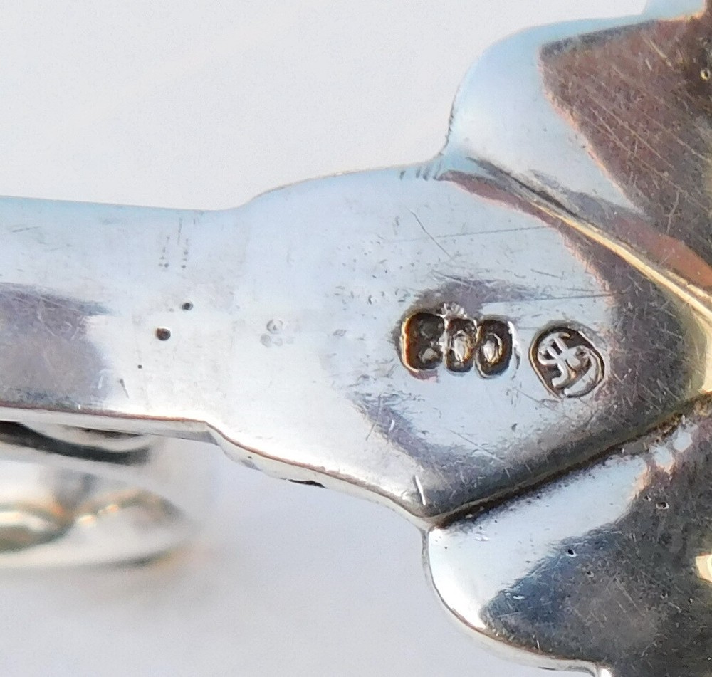 RARE SERVING CAKE SERVER 800 SILVER NOT SPOON CARVING WITH ROSES