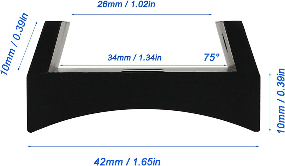 Dovetail Base 42Mm for Finder Scope - Metal Bracket for Optical Telescope