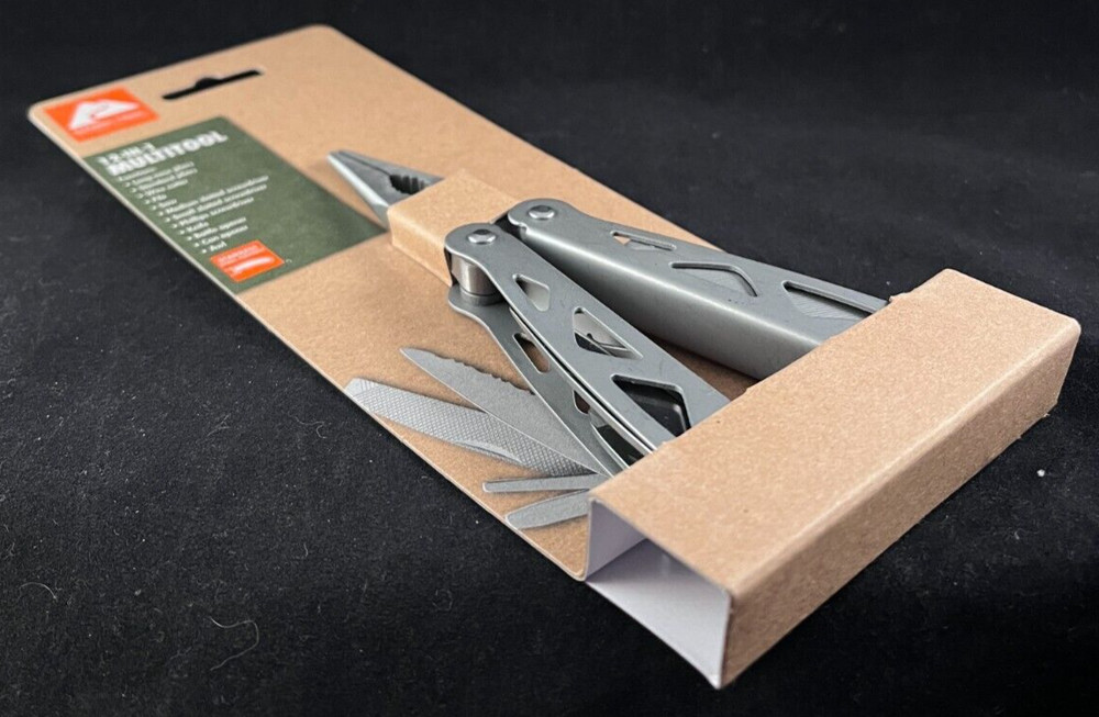 Ozark Trail - 12-in-1 Multi-Tool - Stainless Steel Handle - Silver