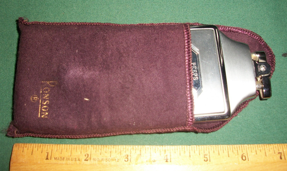 Ronson MASTERCASE Lighter & Cigarette Case Combo U.S. Marine Corps Emblem