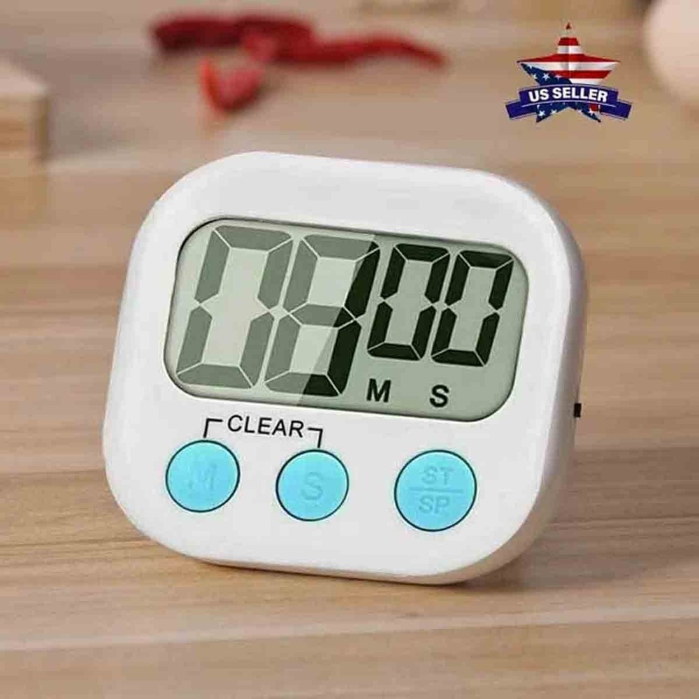 2 pcs Mini timer home office kitchen soup exercise cooking countdown New