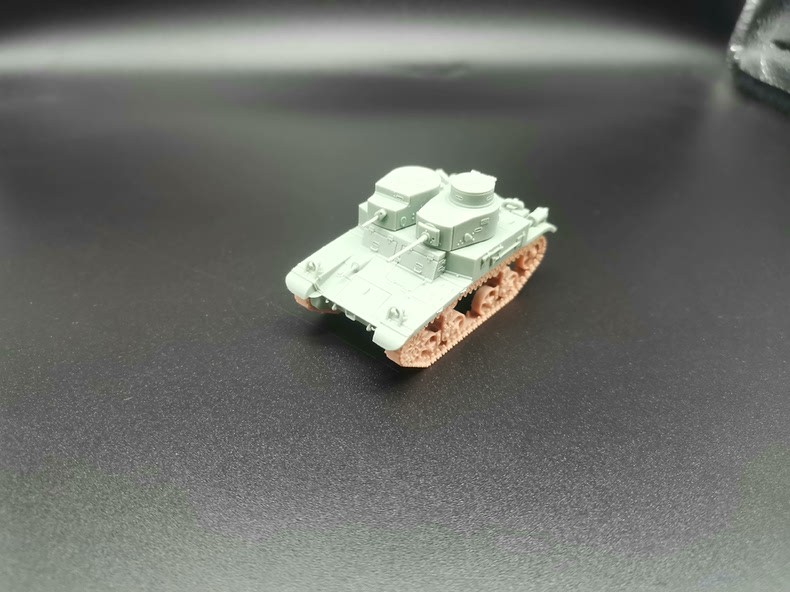 3D printing 1/72 Tank Game M2A2 light tank model kit