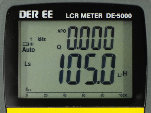 DER EE DE-5000 High Accuracy Handheld LCR Meter Dual Display Main Unit Only