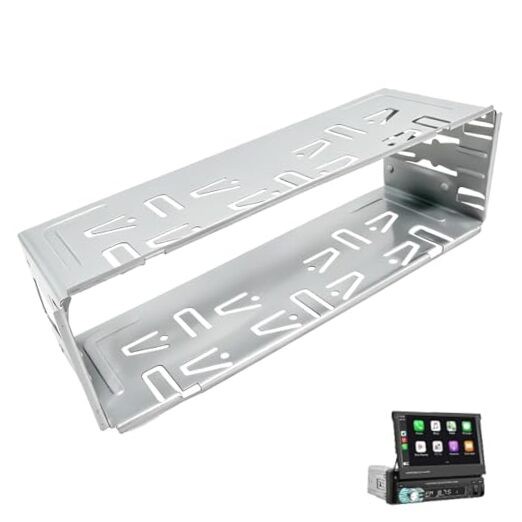 Universal Single Din Stereo Radio Replacement Fitting Cage Kit