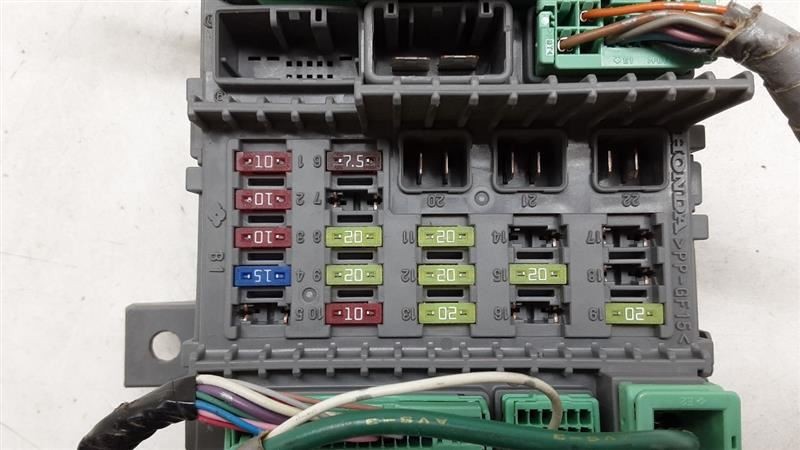 TSX 2009 Fuse Box, Cabin 475698