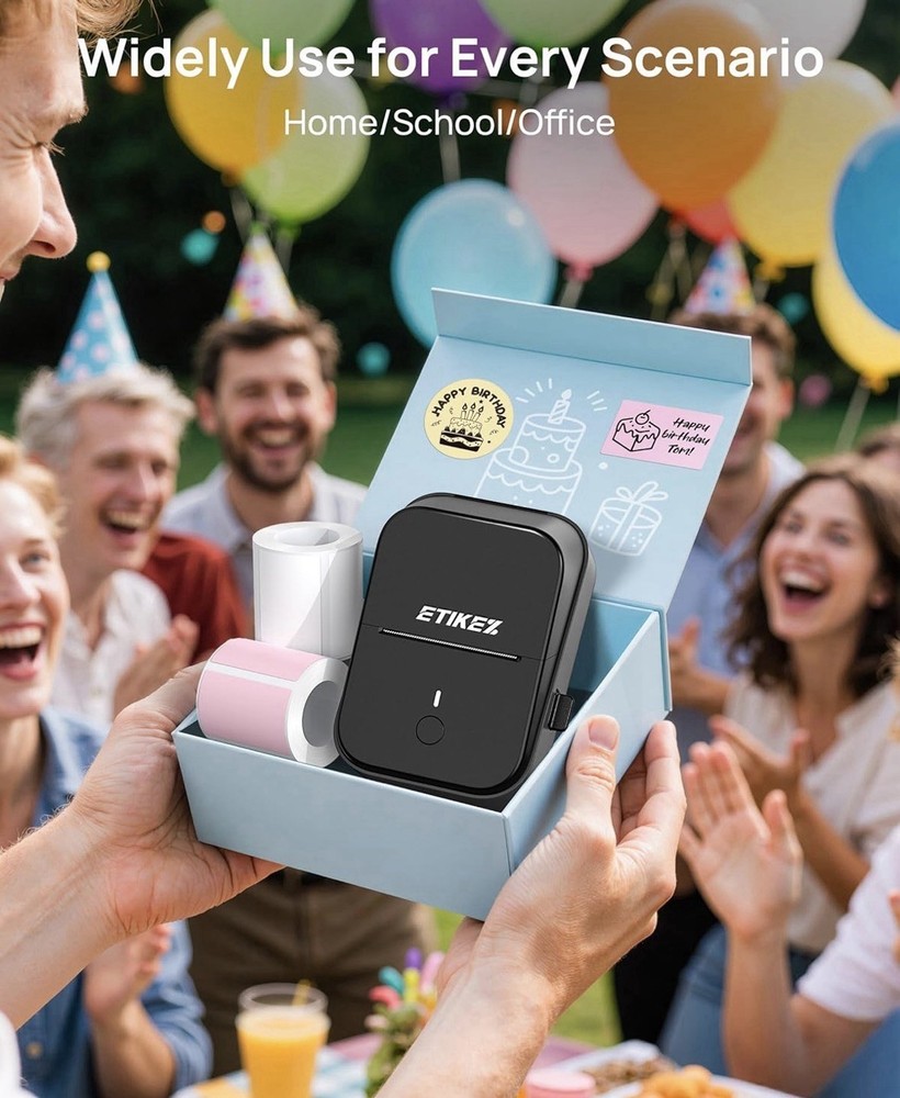 PM260 Thermal Label Maker Machine, 2 Inch Label Maker Bluetooth Label Printer