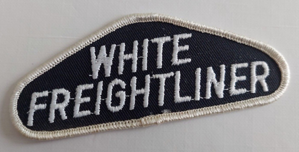White Freightliner 4x10cm Patch Patch NEW (M139)