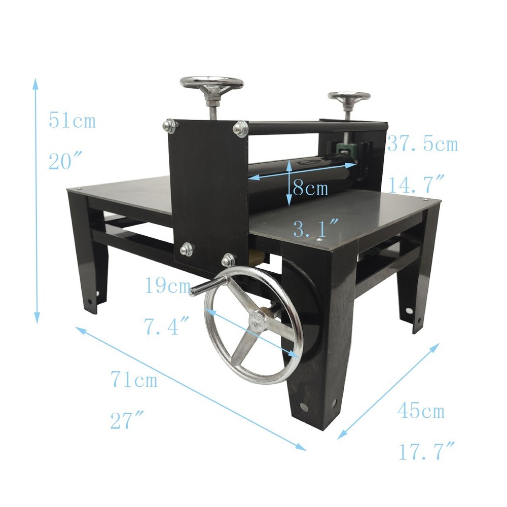 Ceramic Clay Plate Machine Slab Roller for Clay Portable Tabletop Adjustable