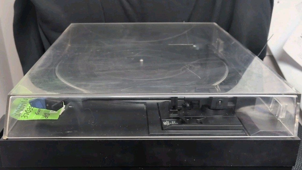 Kenwood KD-55R Turntable No Needle Motor Runs Record Player