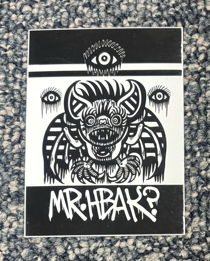 MR HBAK/ BLACK DAZE STICKERS