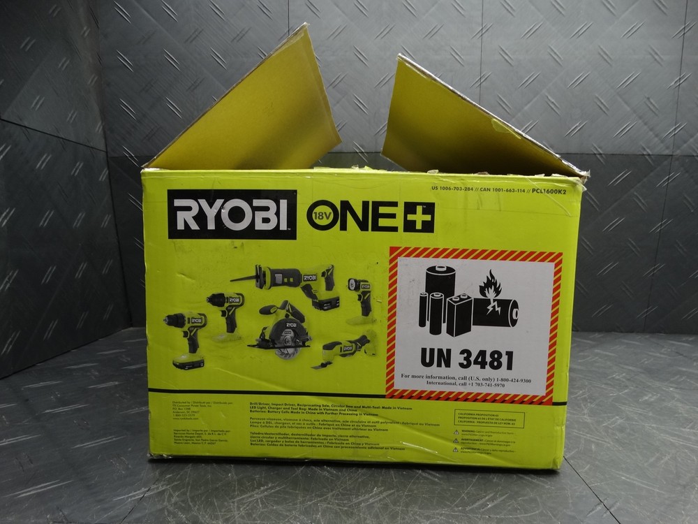 RYOBI ONE+ 18V Cordless 6-Tool Combo Kit