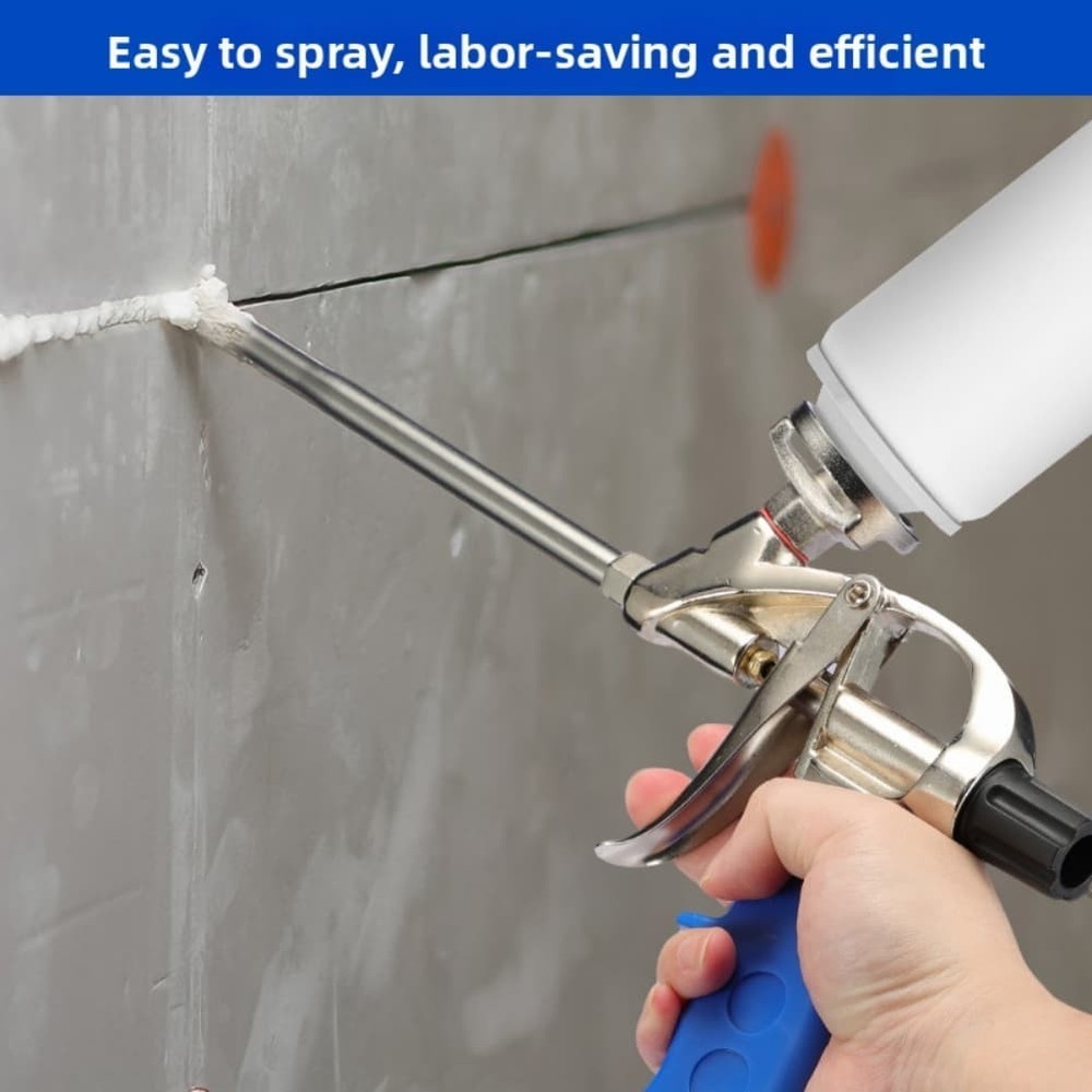 PU Foam Tool with Ergonomic Handle for Insulation and Sealing Projects