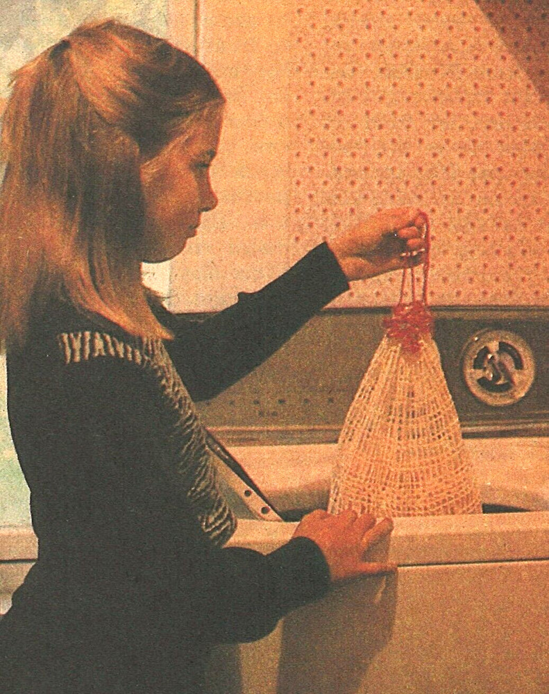 HANDY Laundry Bag/DECOR/Crochet Pattern INSTRUCTIONS ONLY