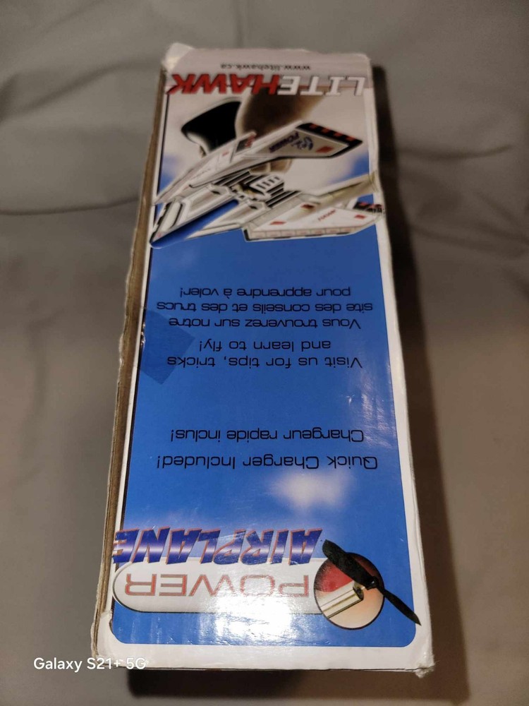 LiteHawk Jr. Power Airplane Glider In Box