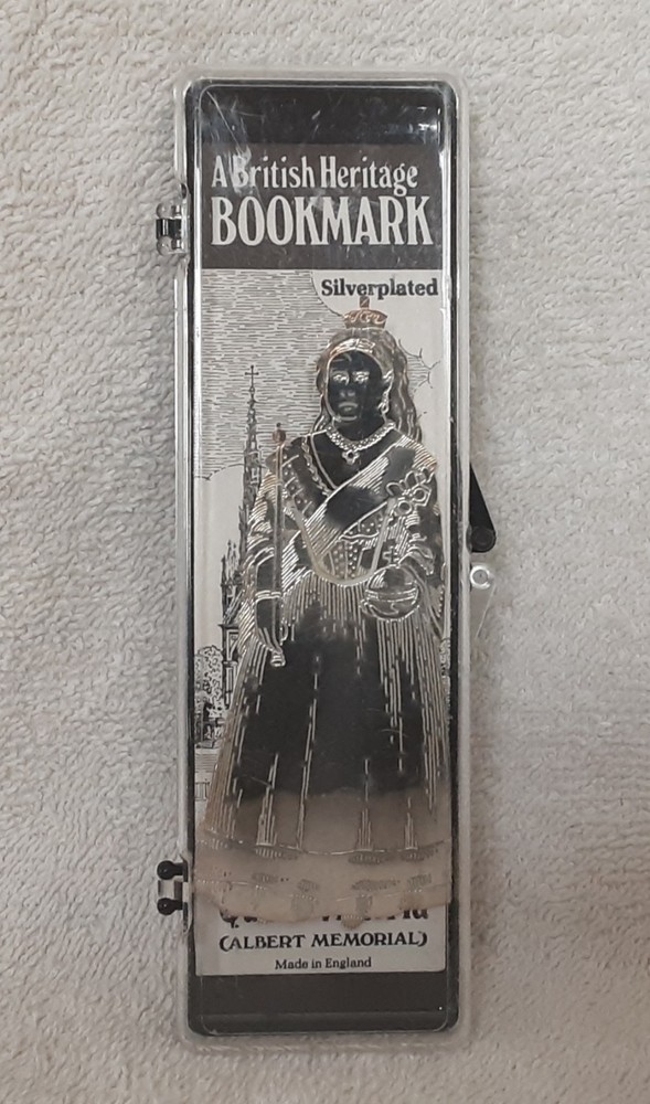 British Heritage QUEEN VICTORIA| Silverplated Bookmark | New
