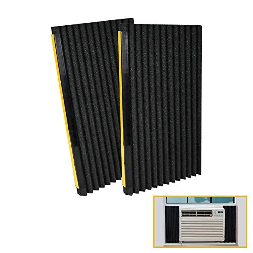 Window Air Conditioner Foam Insulation Panels,AC Side Insulating Panel Black