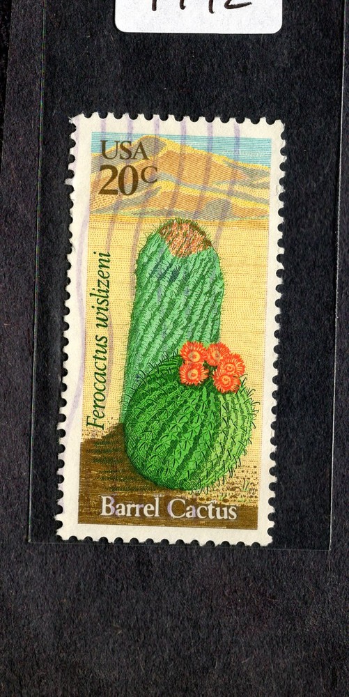 1981 Stamp #1942 Barrel Cactus Used