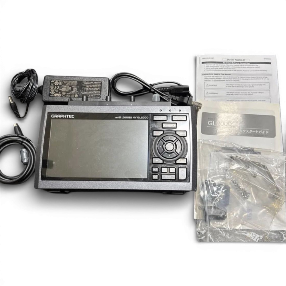 GRAPHTEC GL2000 High-Voltage High-Speed 4-Channel Data Logger Used