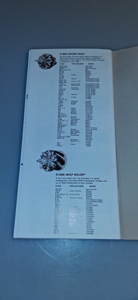 Pratt & Whitney Dependable Engines Since 1925 - Booklet/ Brochure 1990