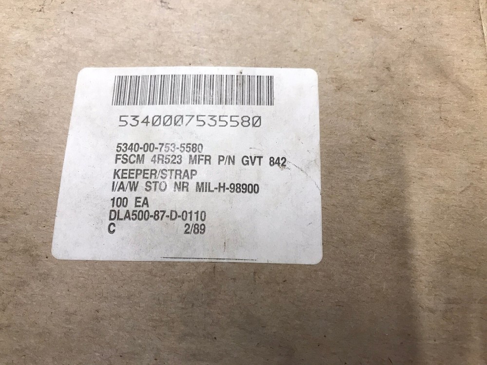 Replacement ALICE Clips Original Military Issue NOS 4 each