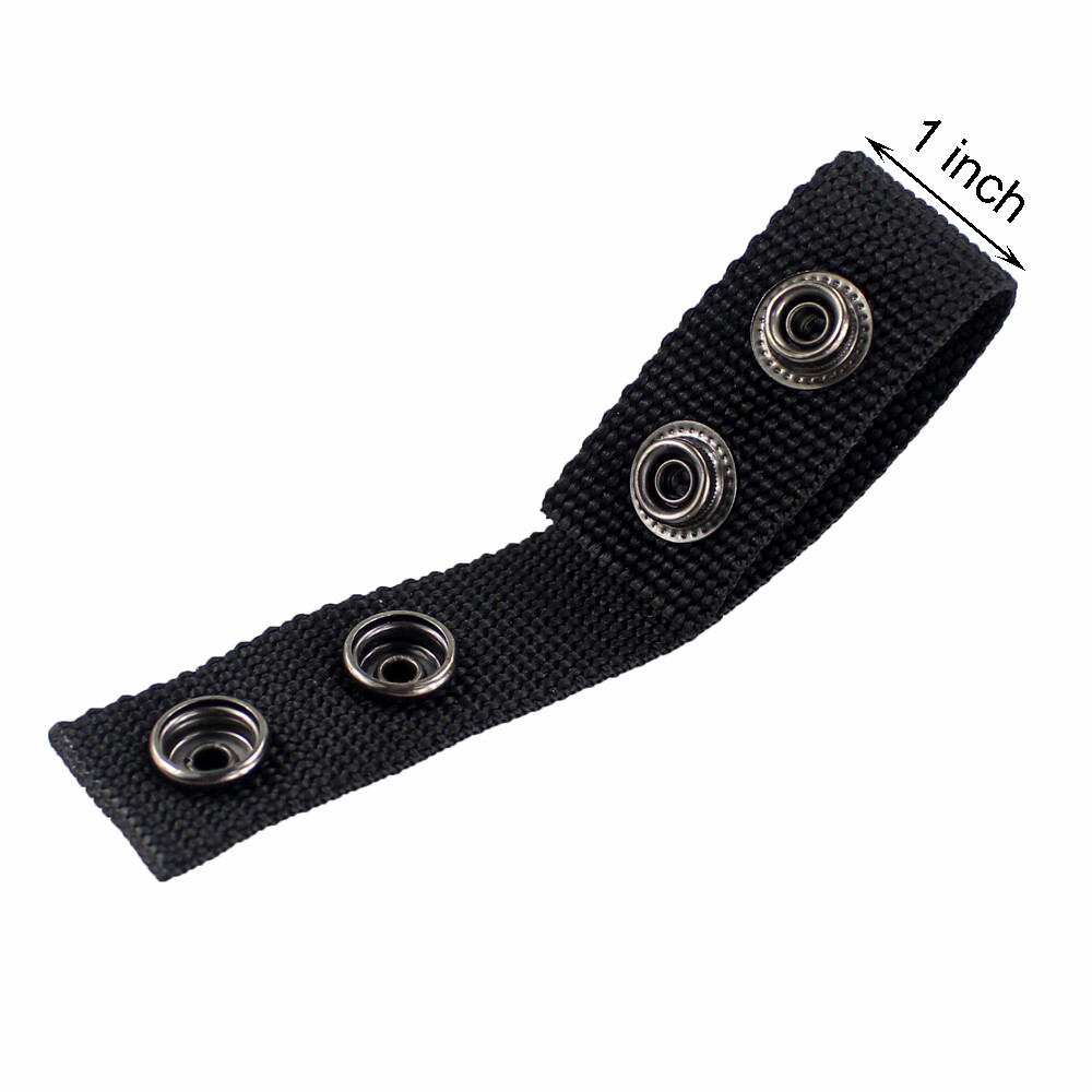 4× Tactical Duty Belt Keeper with Double Snaps Security Tactical Belt Keepers US