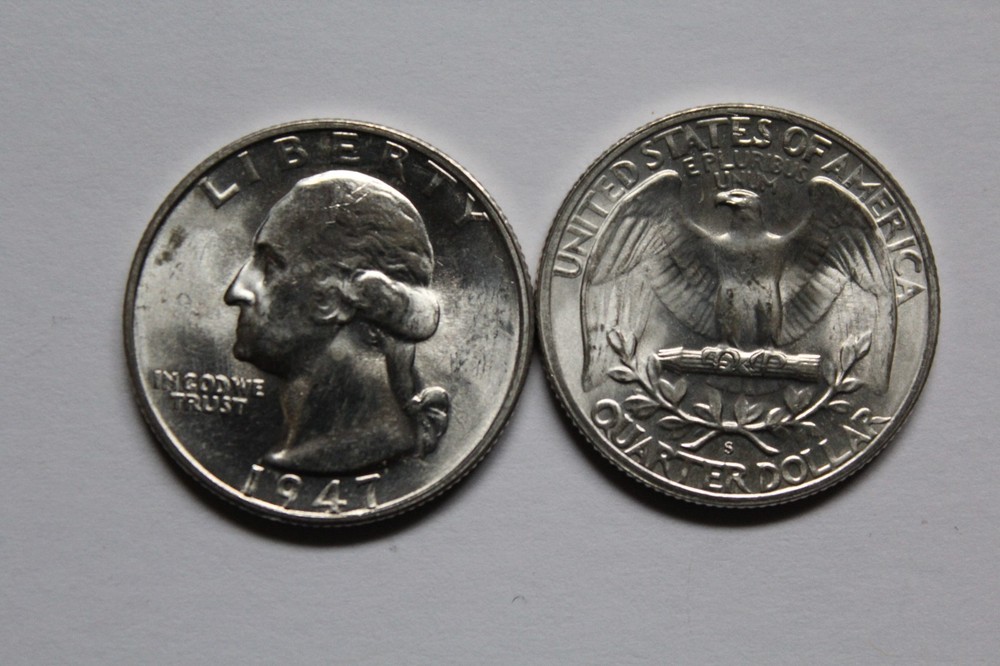 Bu 1947-S George Washington Quarter