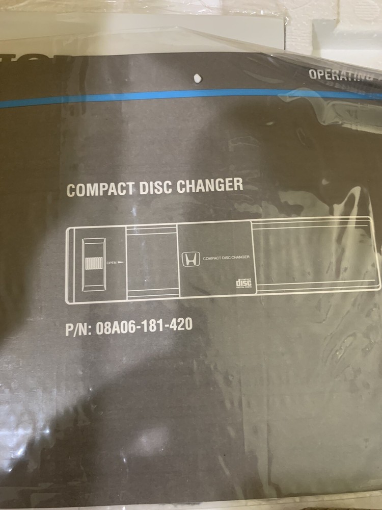 Honda Trunk Mount CD Changer 08A06-181-420