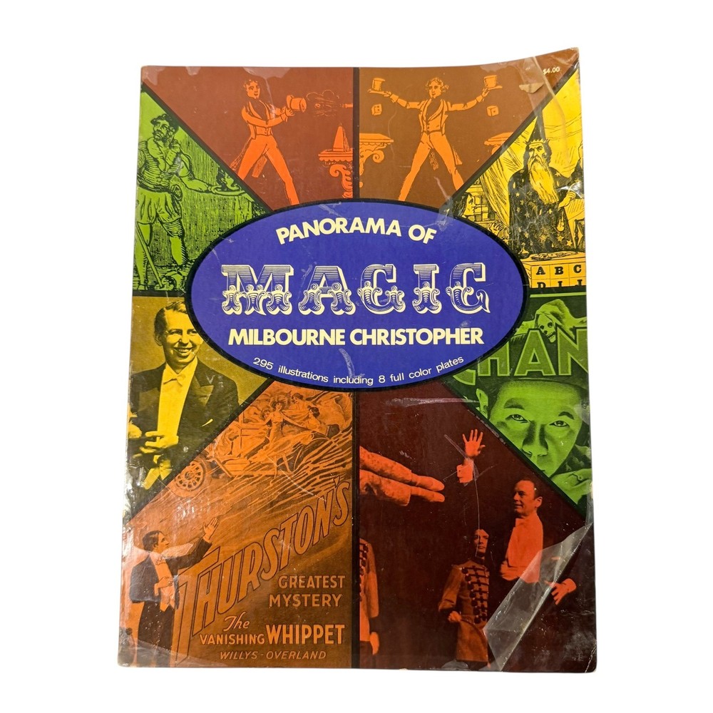 Panorama of Magic Milbourne Christopher Vintage Magic Book Illustrations 1960s
